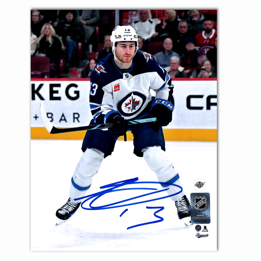 Gabriel Vilardi Autographed Winnipeg Jets Away 8x10 Photo