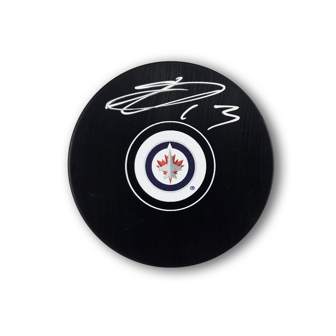 Gabriel Vilardi Autographed Winnipeg Jets Hockey Puck