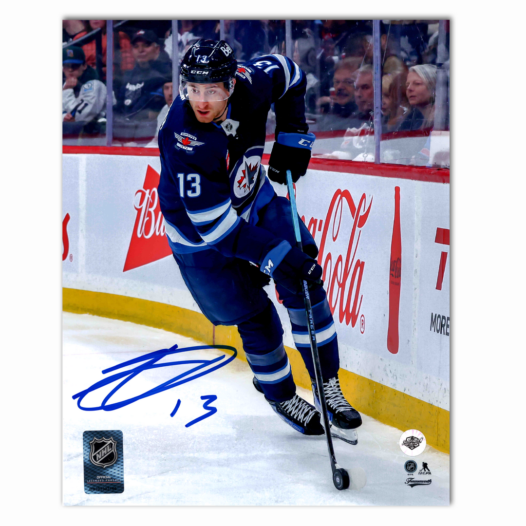 Gabriel Vilardi Autographed Winnipeg Jets Home 8x10 Photo