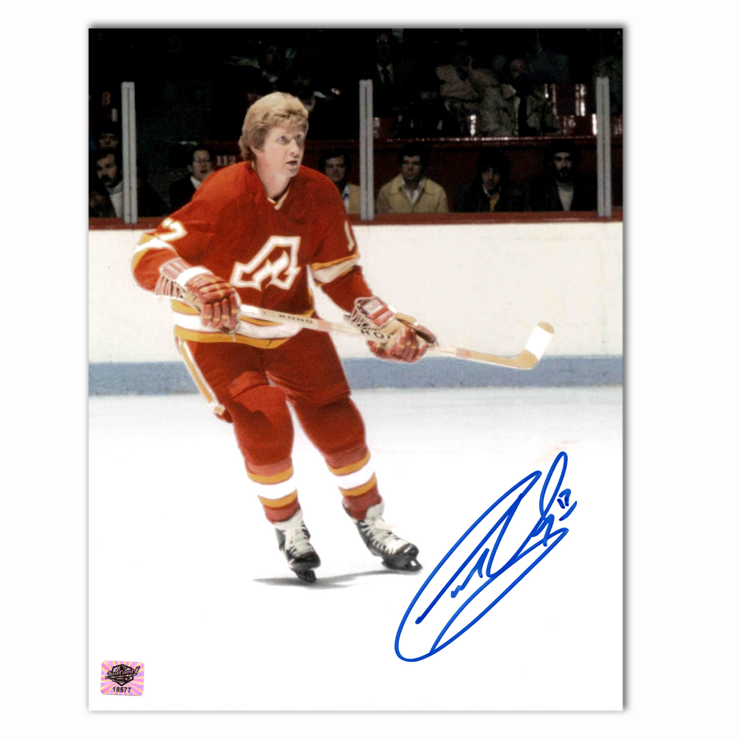 Gary Unger Autographed Atlanta Flames 8x10 Photo