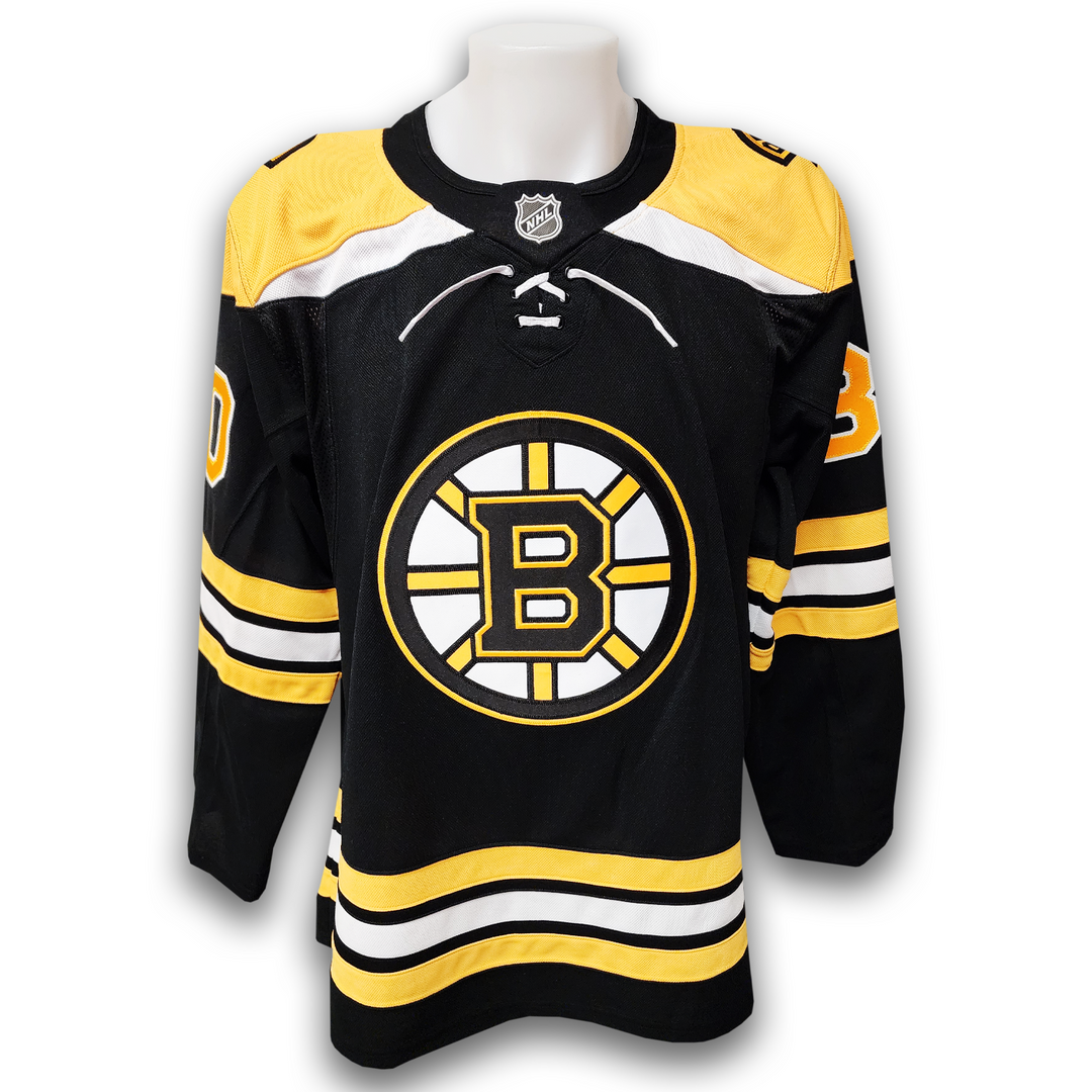 Gerry Cheevers Autographed Boston Bruins Fanatics Premium Career Jersey