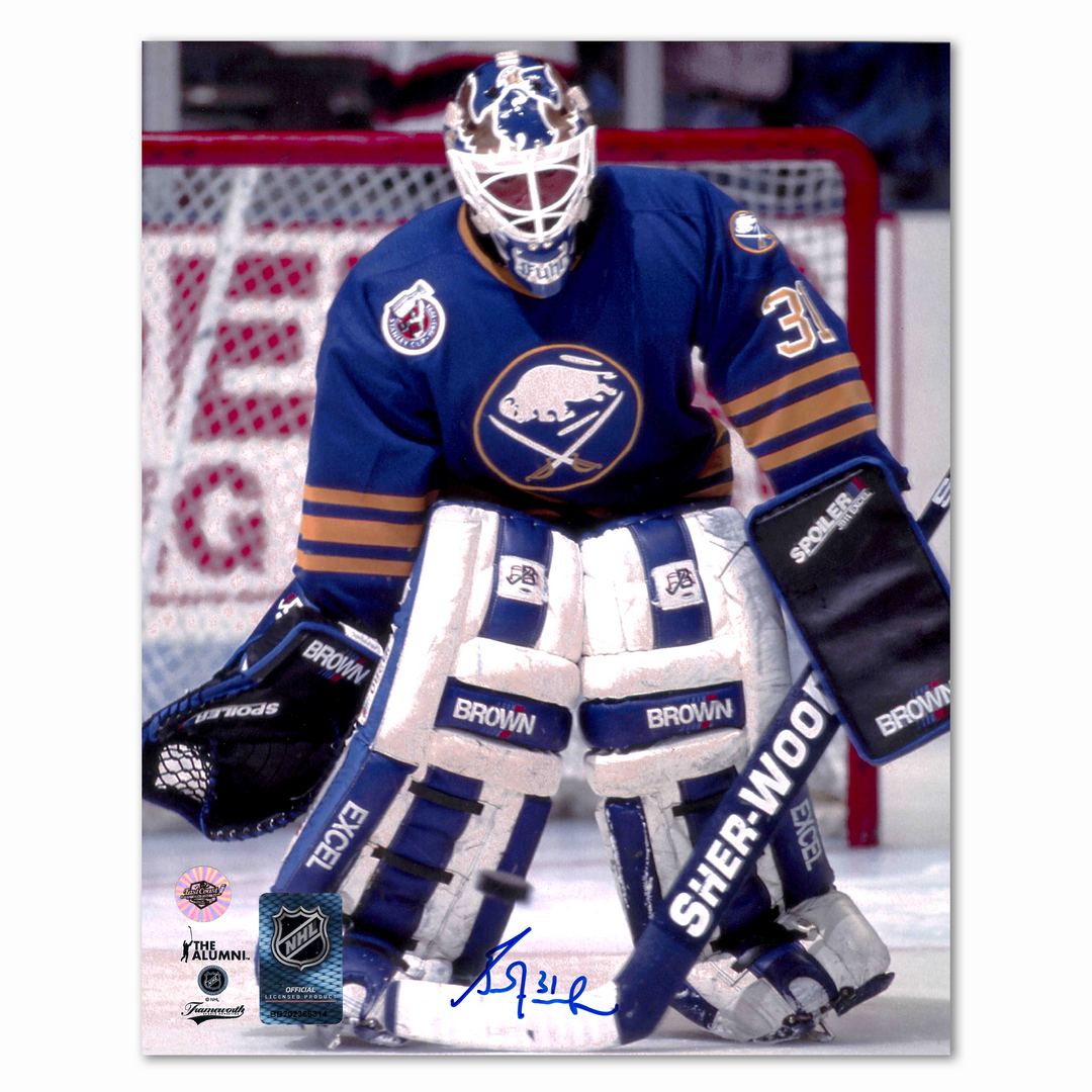 Grant Fuhr Autographed Buffalo Sabres Home 8x10 Photo