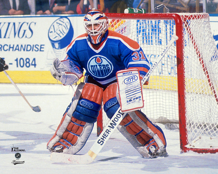 Pre-Order - Grant Fuhr Autographed Edmonton Oilers Home Horizontal 8x10 Photo