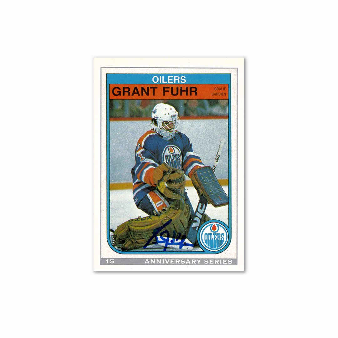Grant Fuhr Autographed Edmonton Oilers OPC 