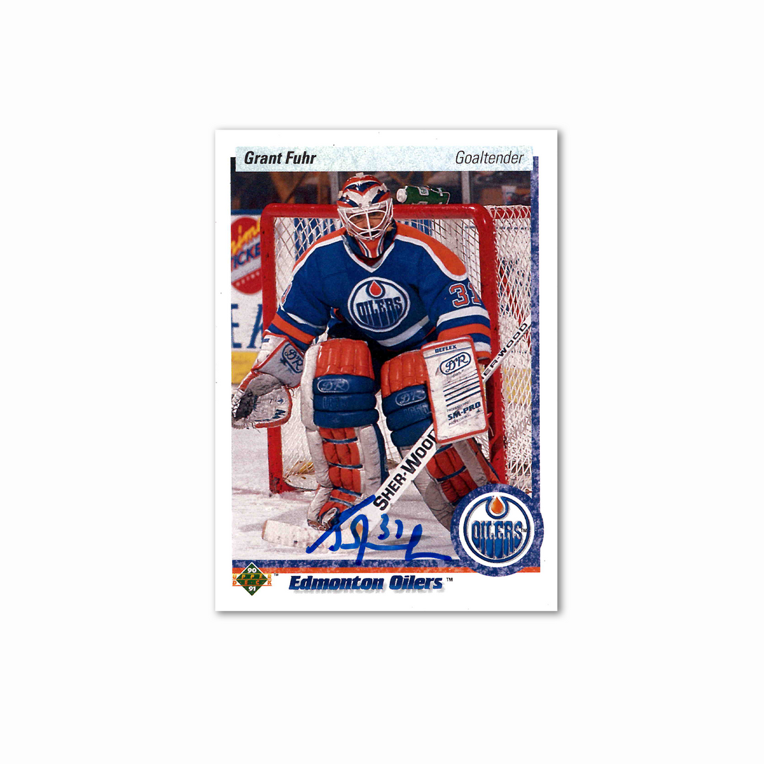 Grant Fuhr Autographed Edmonton Oilers UDA 