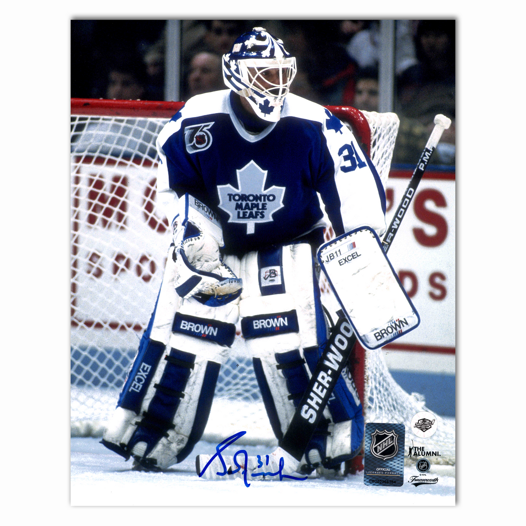 Grant Fuhr Autographed Toronto Maple Leafs Home 8x10 Photo