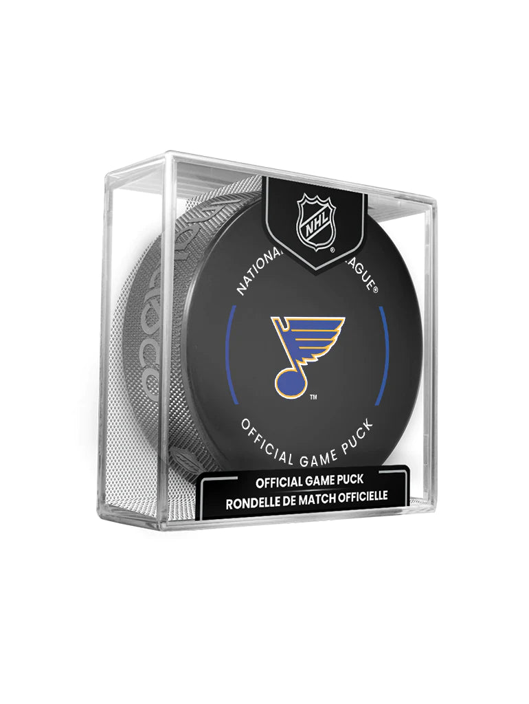 Pre-Order - Grant Fuhr Autographed St. Louis Blues Official Hockey Puck