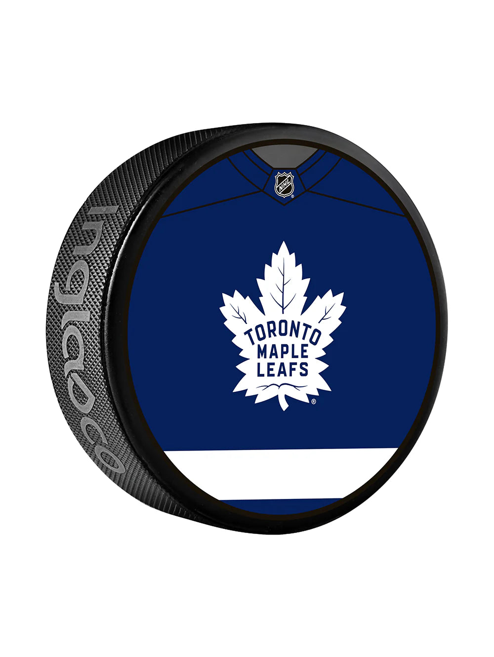 Pre-Order - Grant Fuhr Autographed Toronto Maple Leafs Jersey Design Hockey Puck