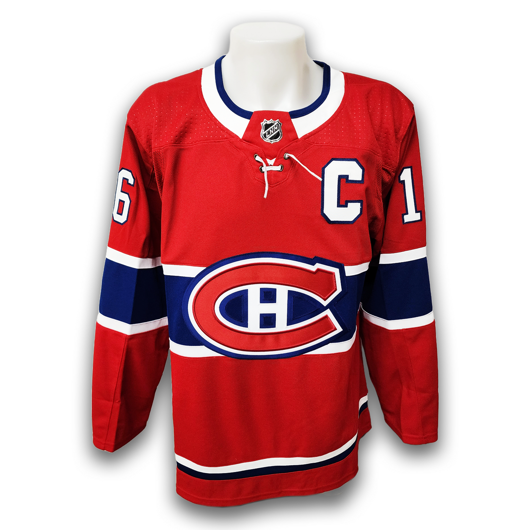 Henri Richard Autographed Montreal Canadiens Home Adidas Jersey