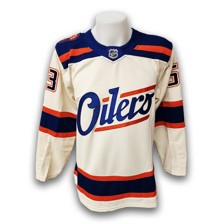 Isaac Howard Autographed Edmonton Oilers Alternate Fanatics Premium Jersey