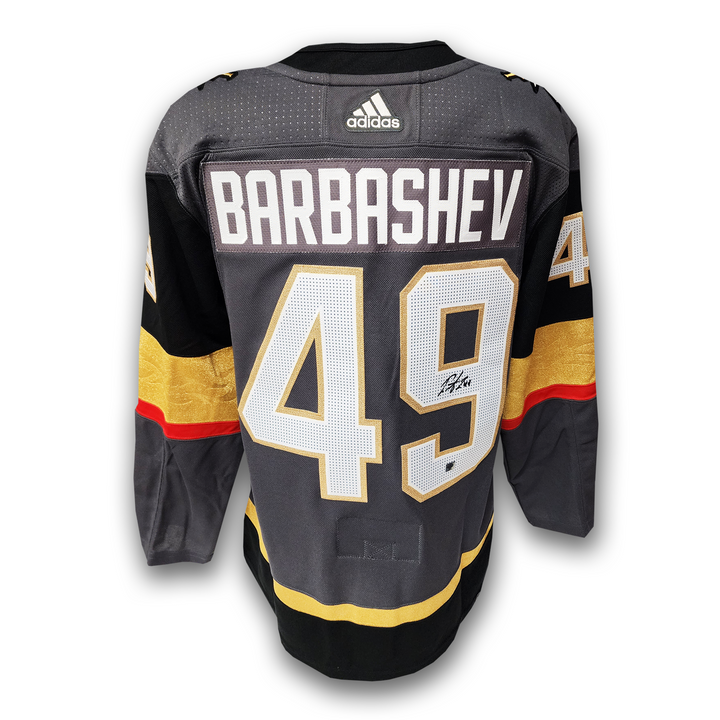 Ivan Barbashev Autographed Vegas Golden Knights Alternate Adidas Jersey