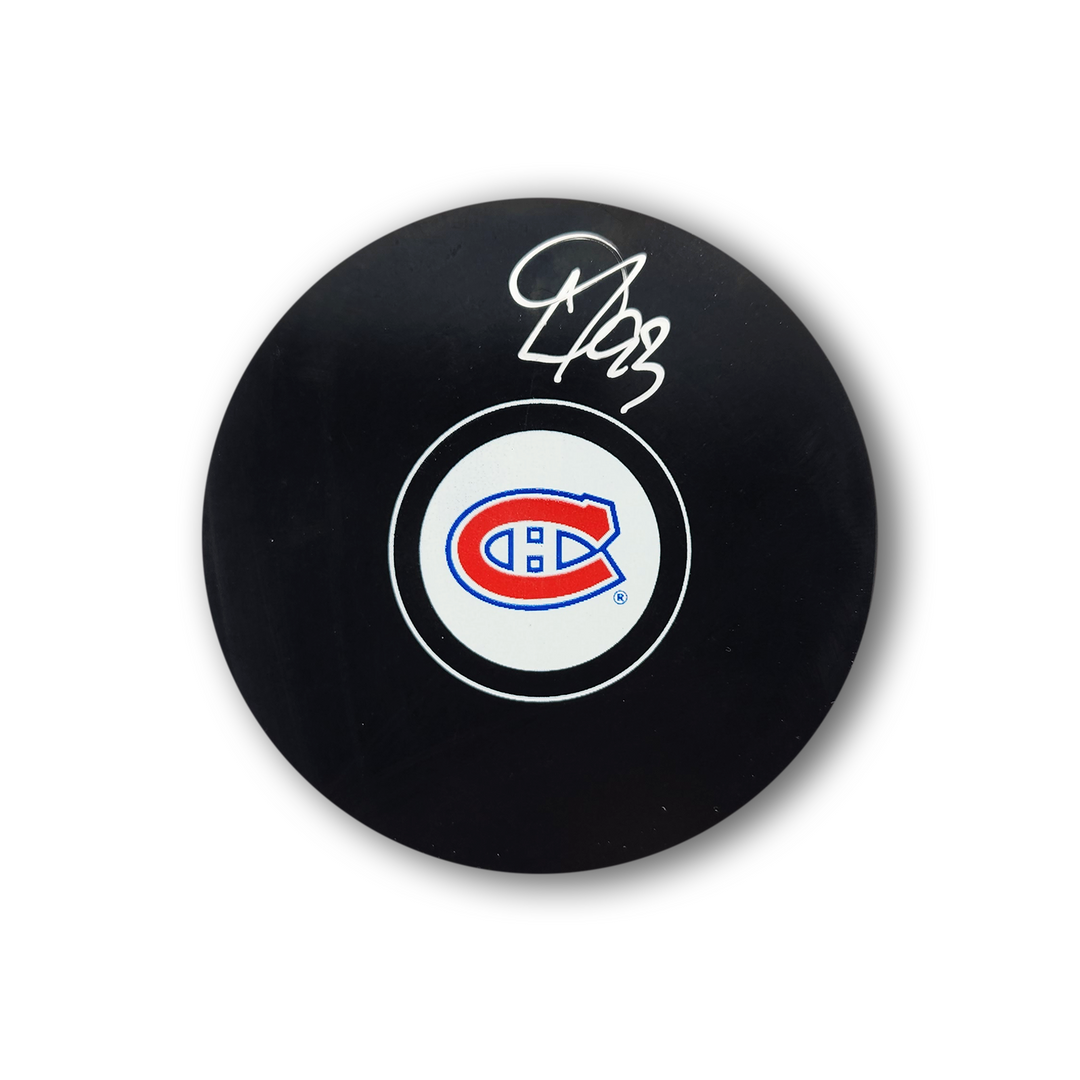 Ivan Demidov Autographed Montreal Canadiens Hockey Puck