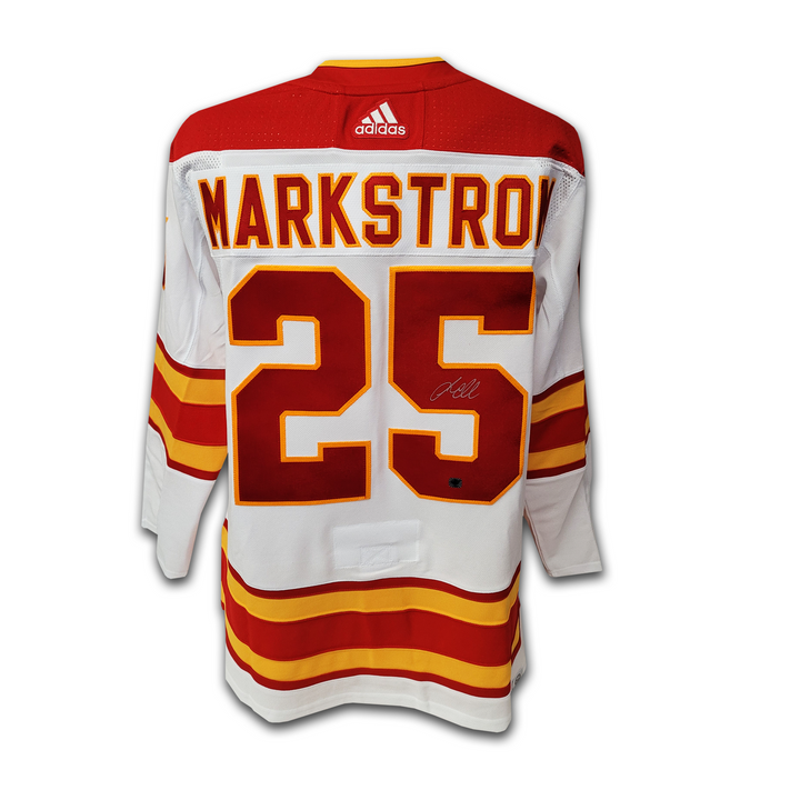 Jacob Markstrom Calgary Flames White Adidas Jersey