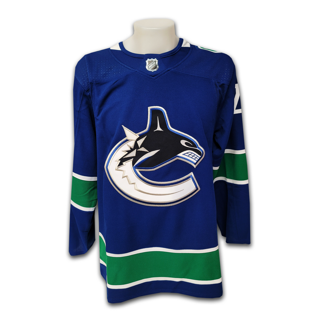 Jacob Markstrom Vancouver Canucks Blue Adidas Jersey