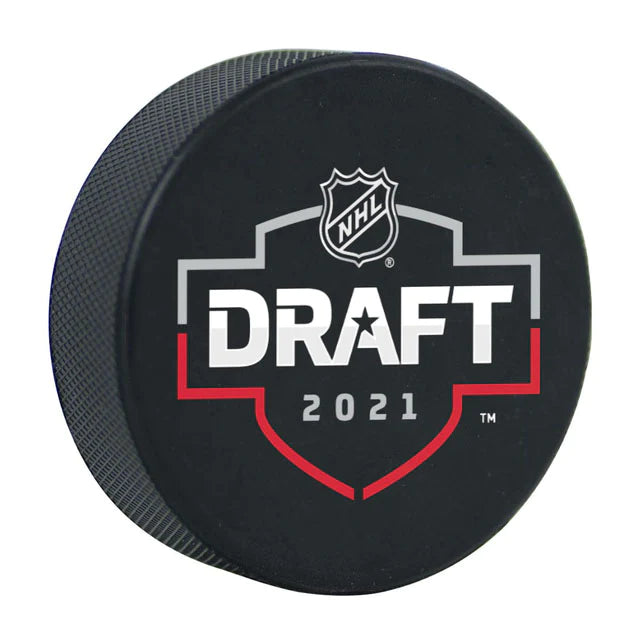 Pre-Order - Jacob Melanson Autographed 2021 NHL Draft Hockey Puck