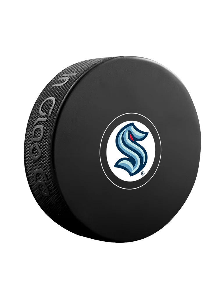 Pre-Order - Jacob Melanson Autographed Seattle Kraken Hockey Puck