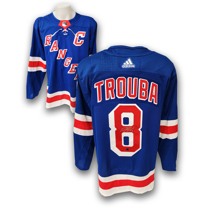Jacob Trouba New York Rangers Autographed Adidas Jersey