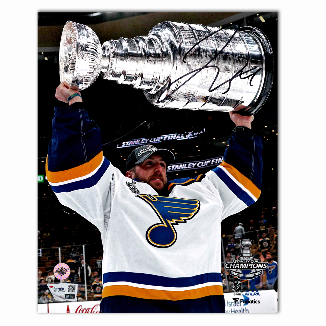 Jake Allen Autographed St. Louis Blues 2019 Stanley Cup 8x10 Photo