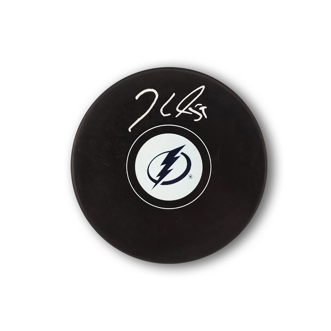 Jake Guentzel Autographed Tampa Bay Lightning Hockey Puck