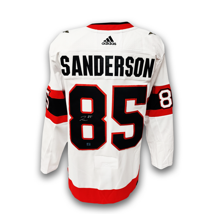 Jake Sanderson Autographed Ottawa Senators Away Adidas Jersey