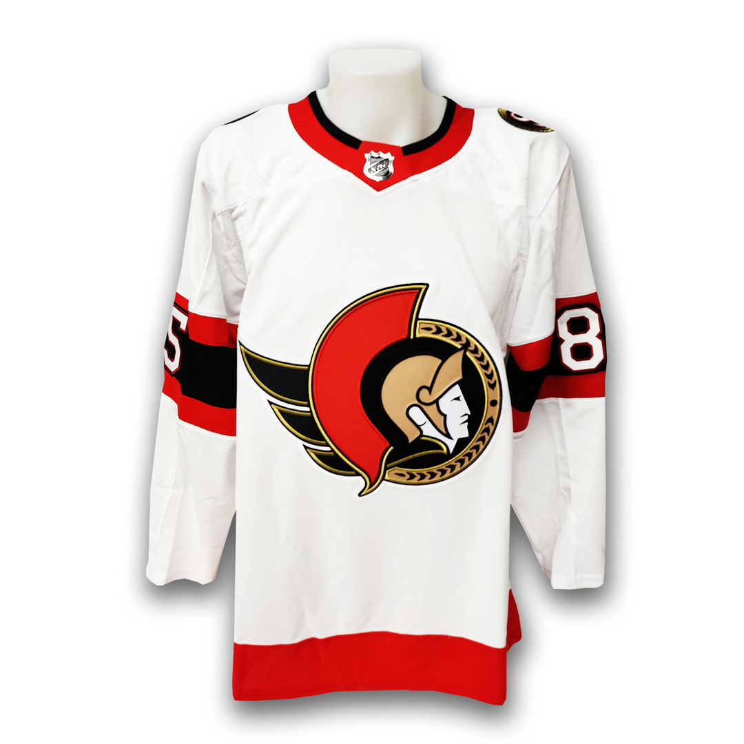 Jake Sanderson Autographed Ottawa Senators Away Adidas Jersey
