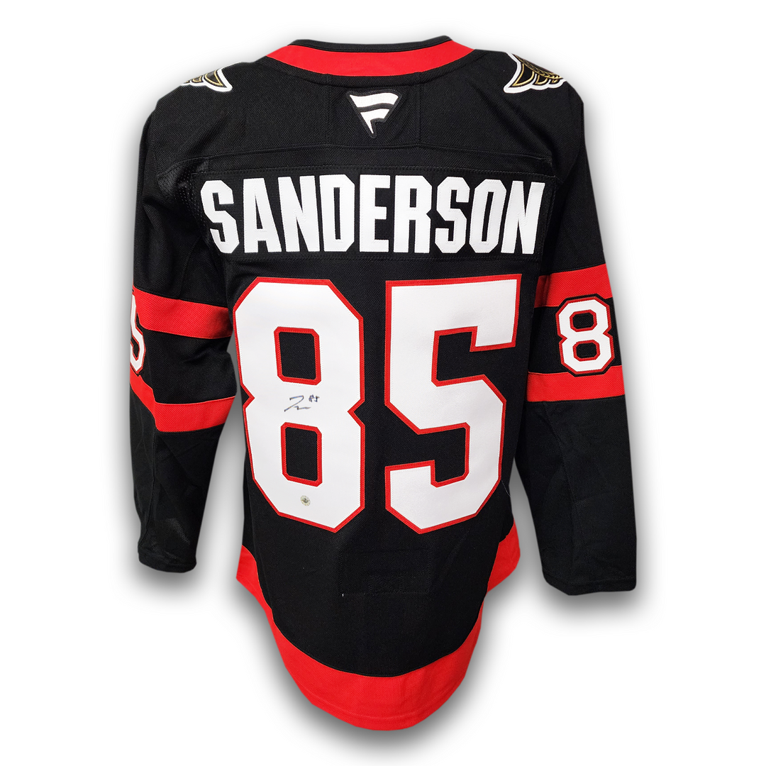 Jake Sanderson Autographed Ottawa Senators Home Fanatics Premium Jersey
