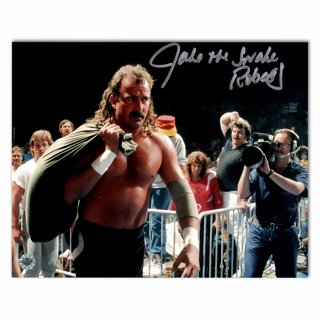 Jake The Snake Roberts Autographed WWE 8x10 Photo