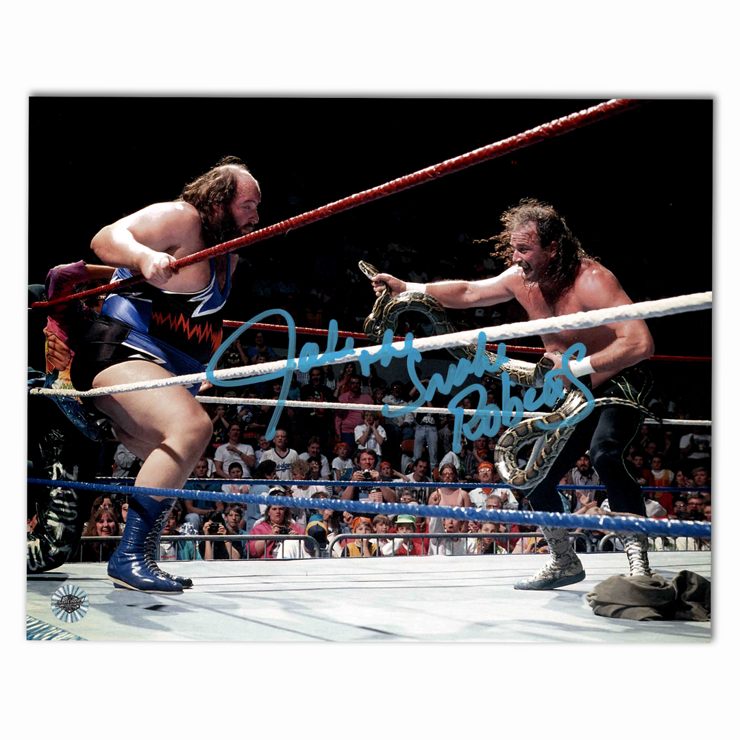 Jake The Snake Roberts Autographed WWE 8x10 Photo