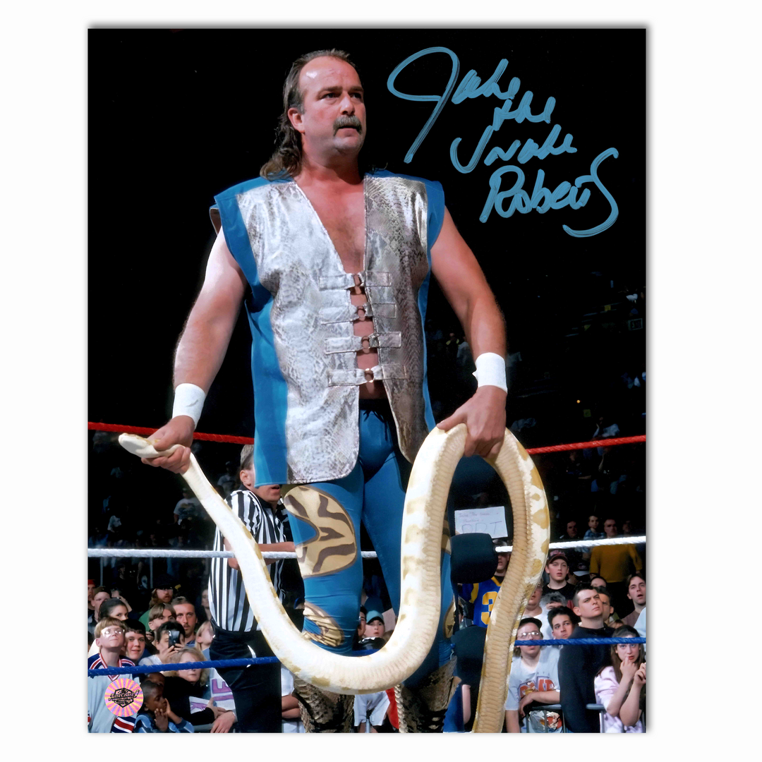 Jake The Snake Roberts Autographed WWE 8x10 Photo