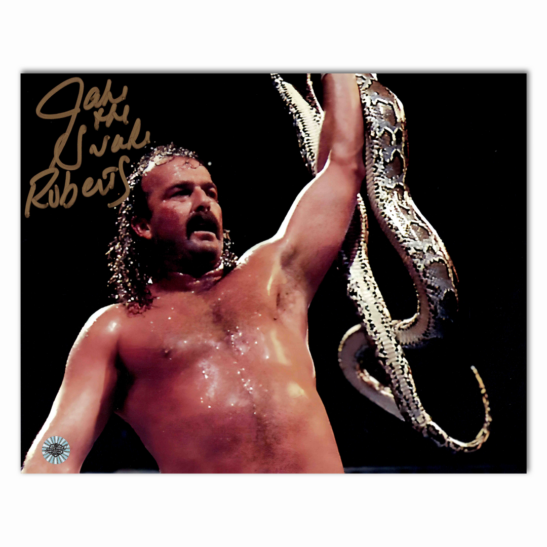Jake The Snake Roberts Autographed WWE 8x10 Photo