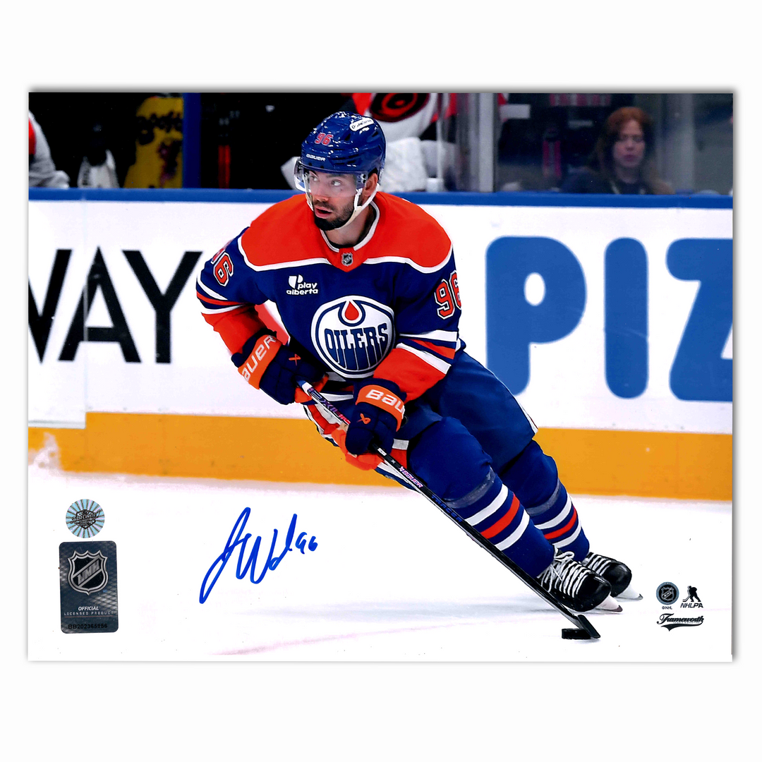 Jake Walman Autographed Edmonton Oilers Home Horizontal 8x10 Photo