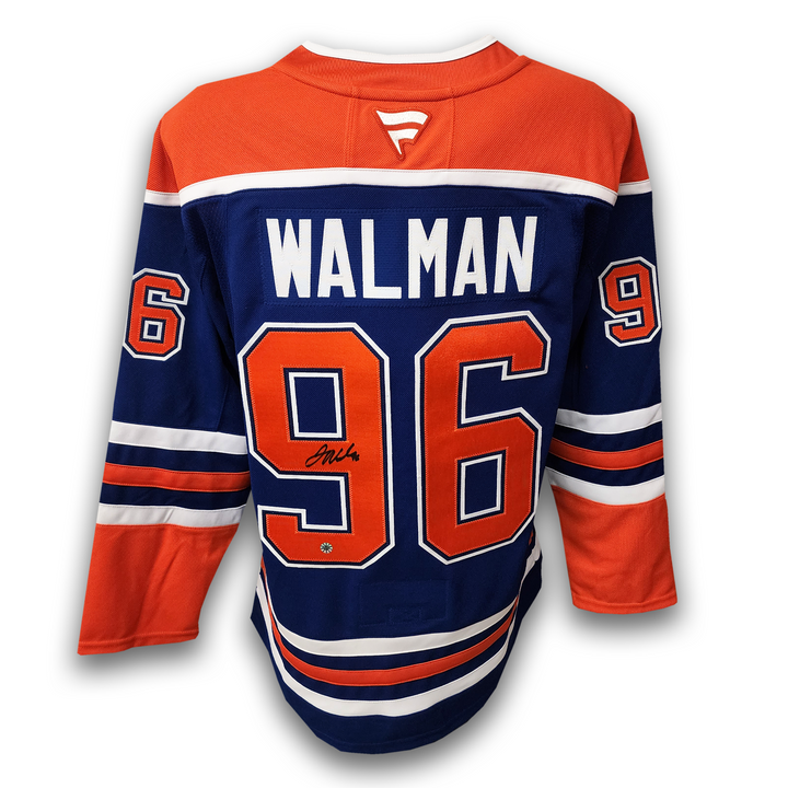 Jake Walman Autographed Edmonton Oilers Home Fanatics Premium Jersey