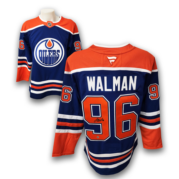 Jake Walman Autographed Edmonton Oilers Home Fanatics Premium Jersey