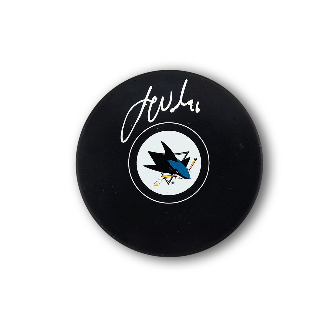 Jake Walman Autographed San Jose Sharks Hockey Puck