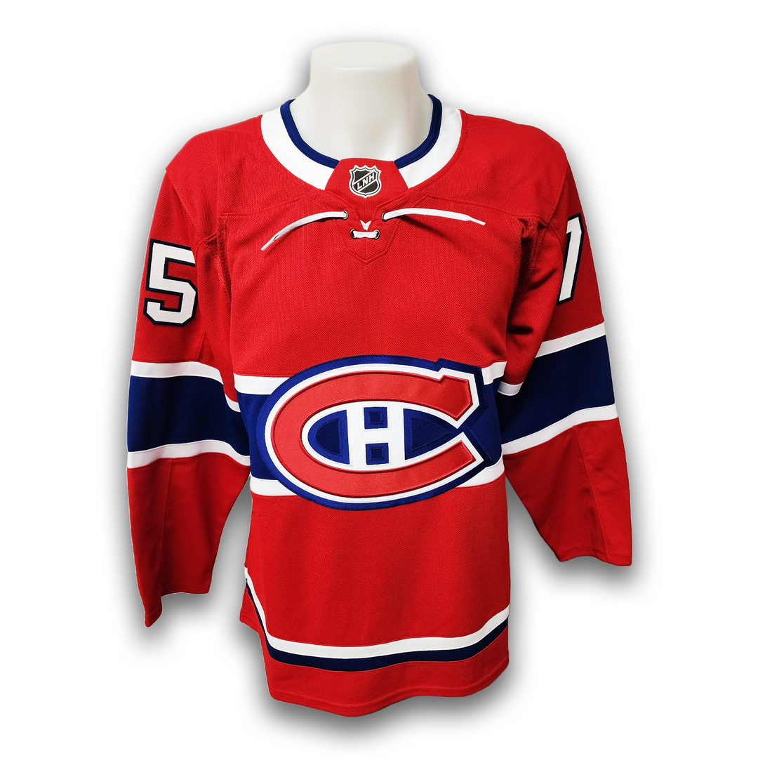 Jakub Dobes Autographed Montreal Canadiens Home Fanatics Premium Jersey