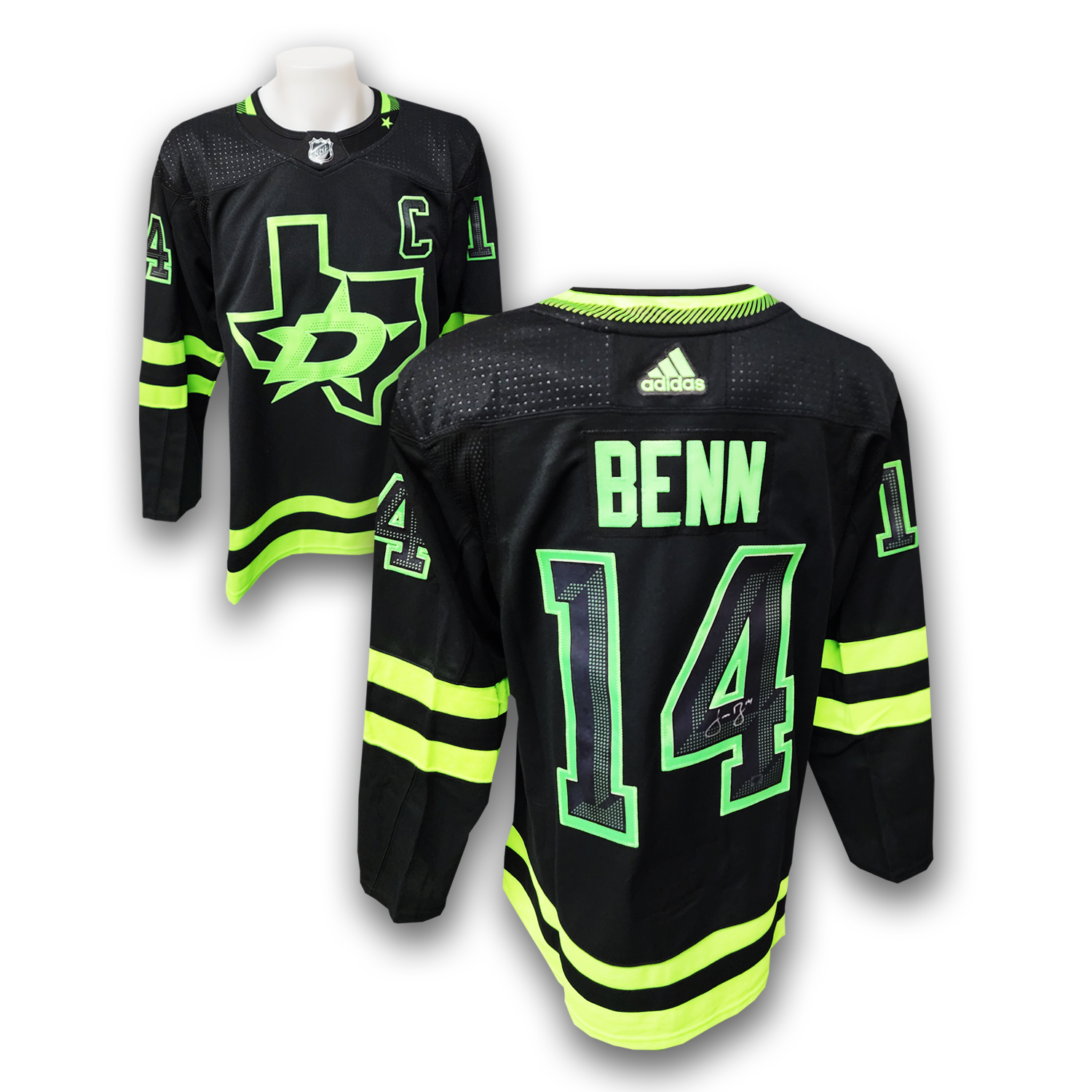 Jamie benn autographed jersey cheap