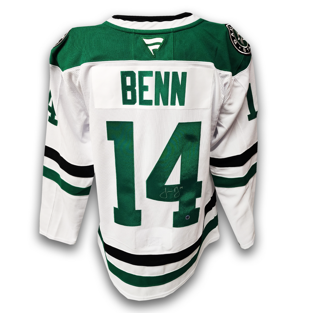 Jamie Benn Autographed Dallas Stars Away Fanatics Premium Jersey