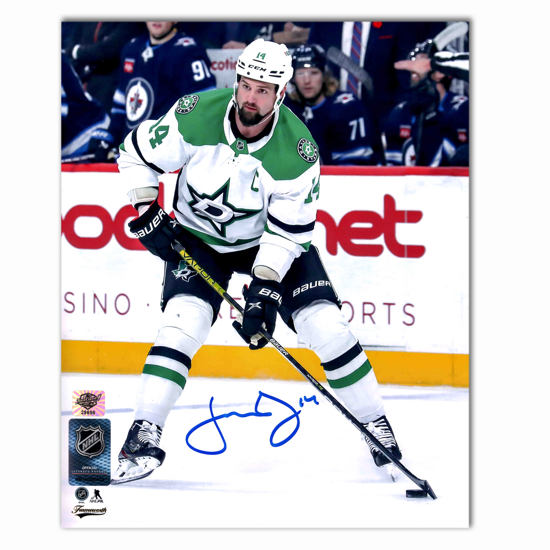 Jamie Benn Autographed Dallas Stars Away 8x10 Photo