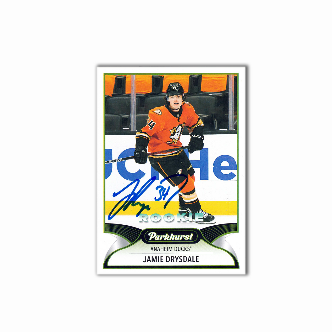 2021-22 UD Parkhurst #319 JAMIE DRYSDALE Autographed Rookie Card