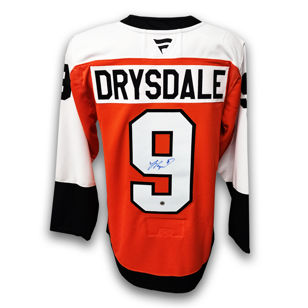 Jamie Drysdale Autographed Philadelphia Flyers Home Fanatics Premium Jersey