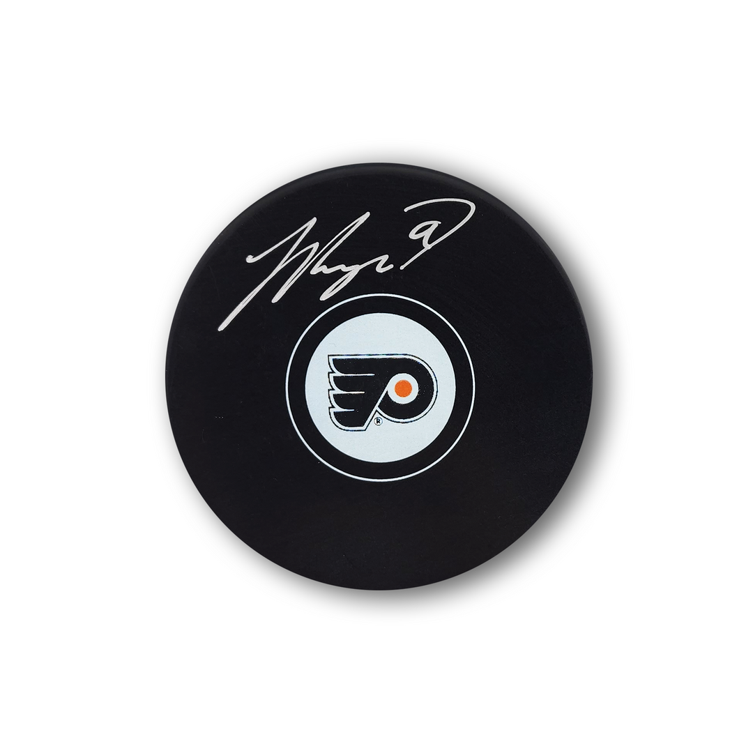 Jamie Drysdale Autographed Philadelphia Flyers Hockey Puck