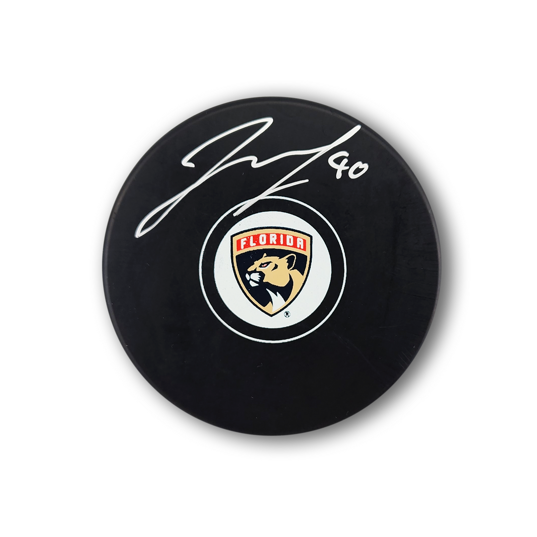 Jared McCann Autographed Florida Panthers Hockey Puck