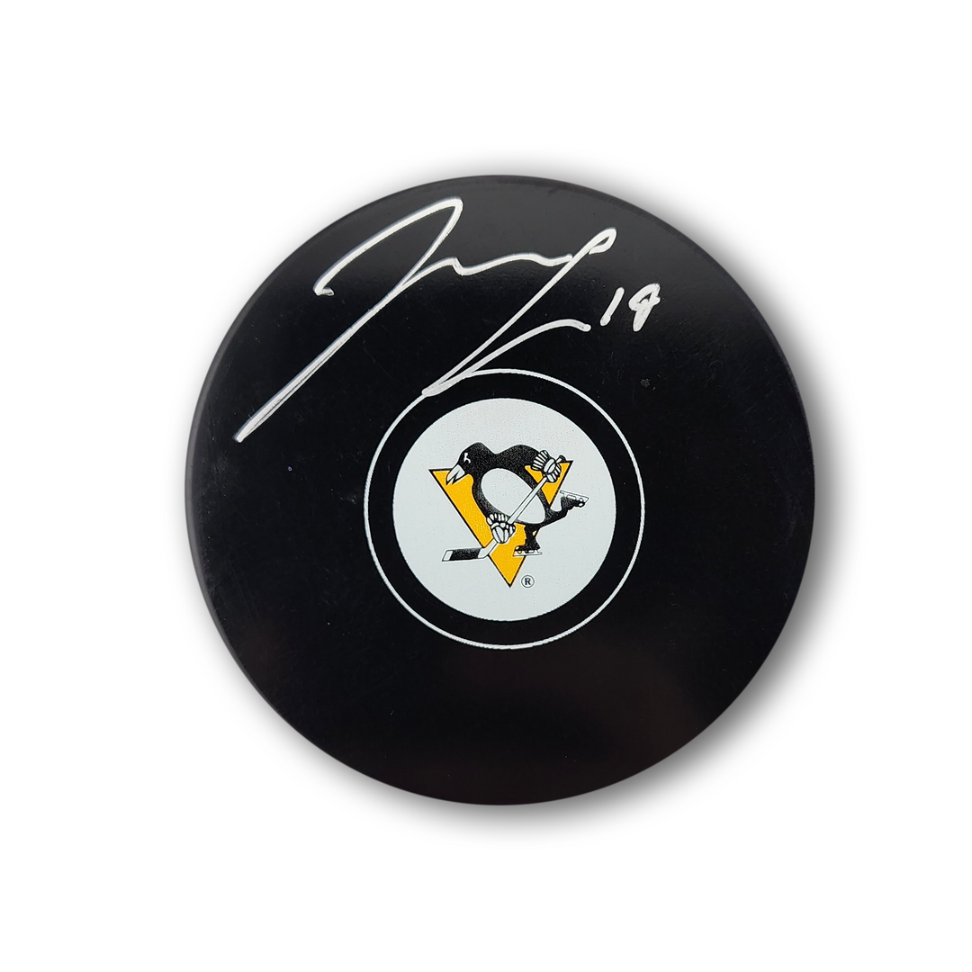 Jared McCann Autographed Pittsburgh Penguins Hockey Puck