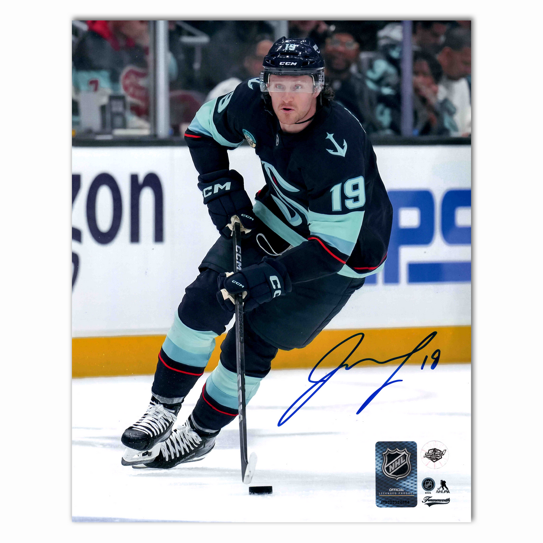 Jared McCann Autographed Seattle Kraken Home 8x10 Photo
