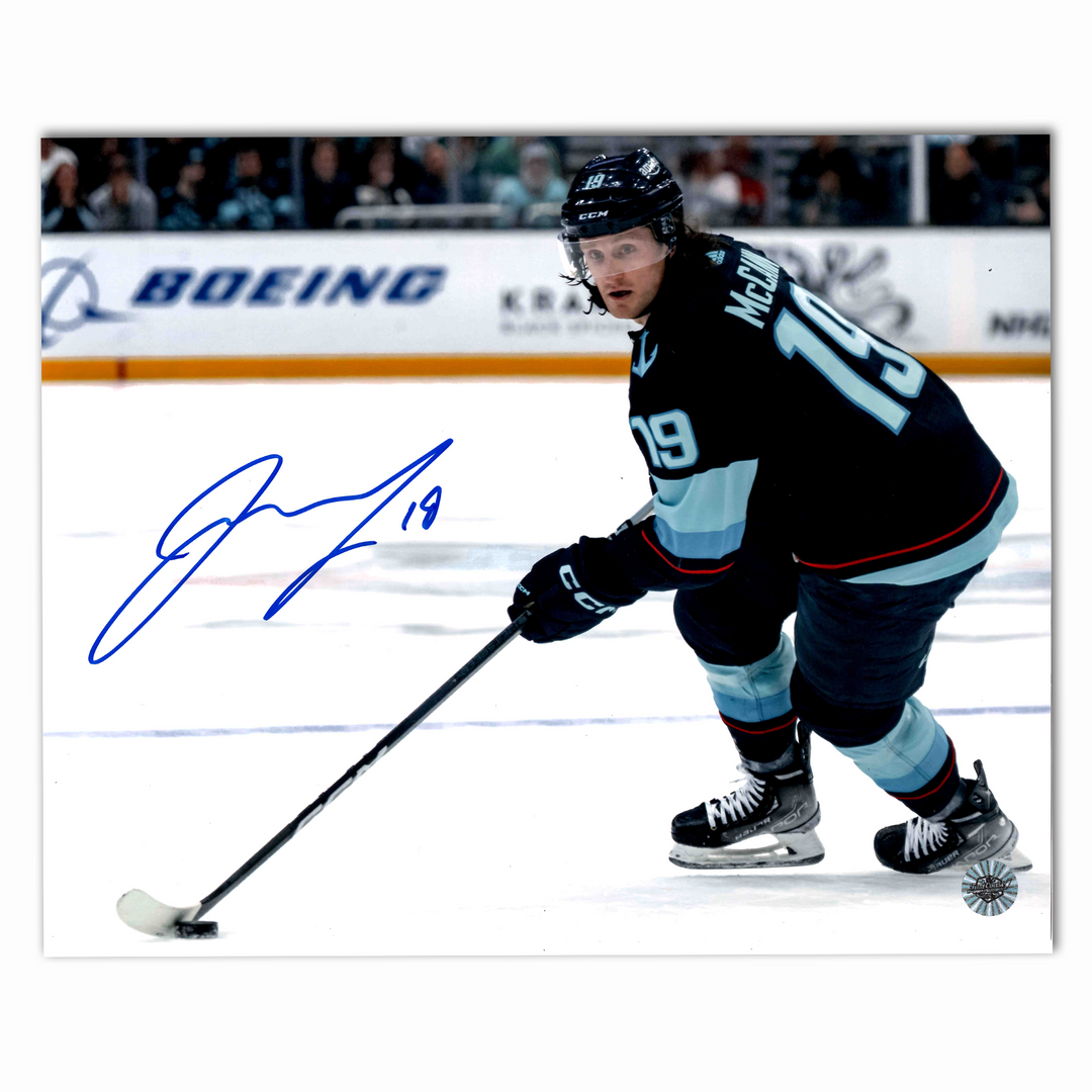 Jared McCann Autographed Seattle Kraken Home 8x10 Horizontal Photo