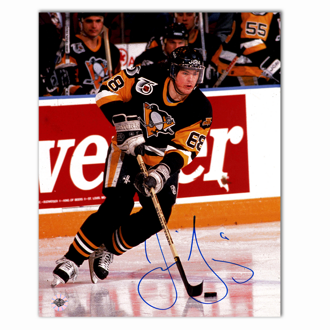 Jaromir Jagr Autographed Pittsburgh Penguins Home 8x10 Photo