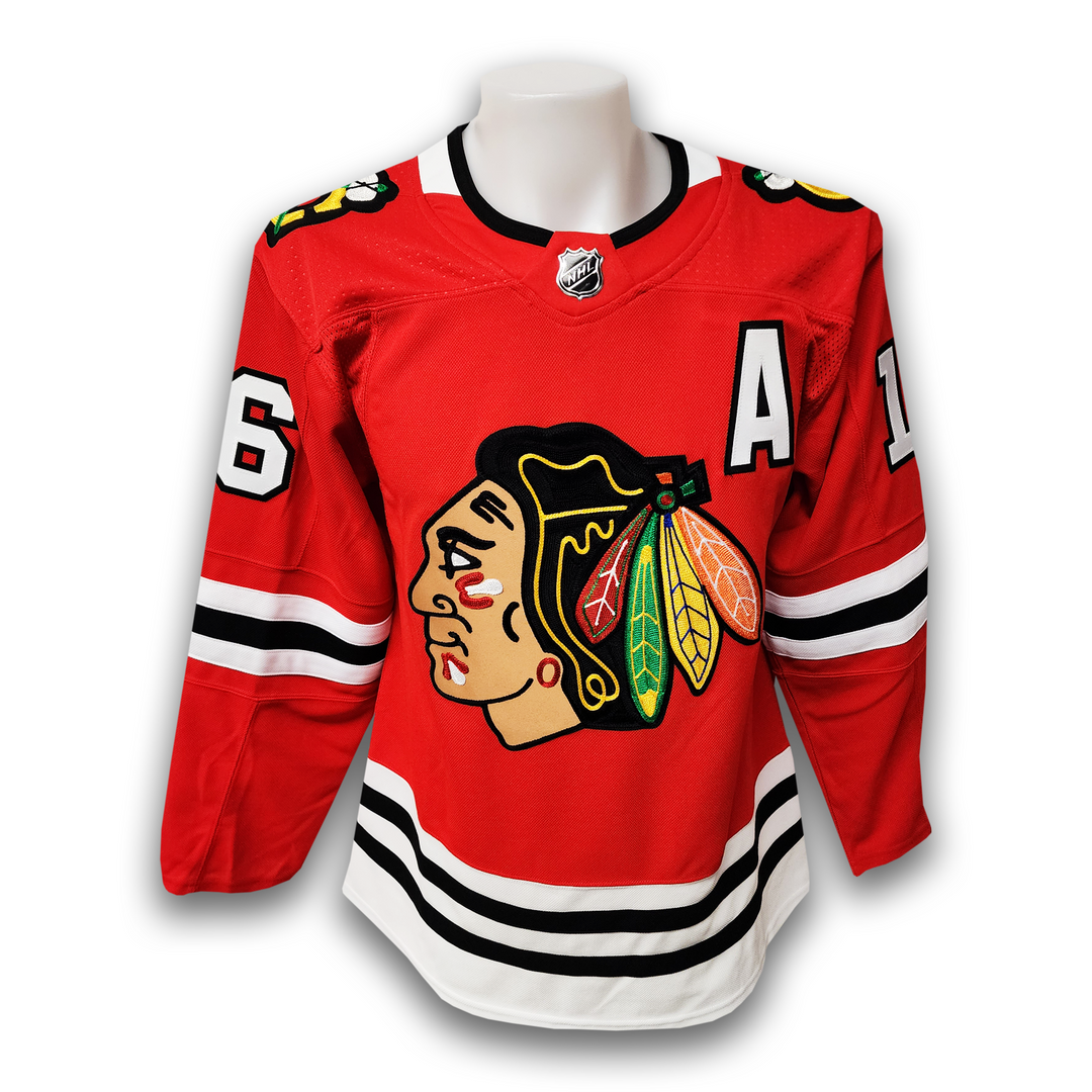 Jason Dickinson Autographed Chicago Black Hawks Home Adidas Jersey