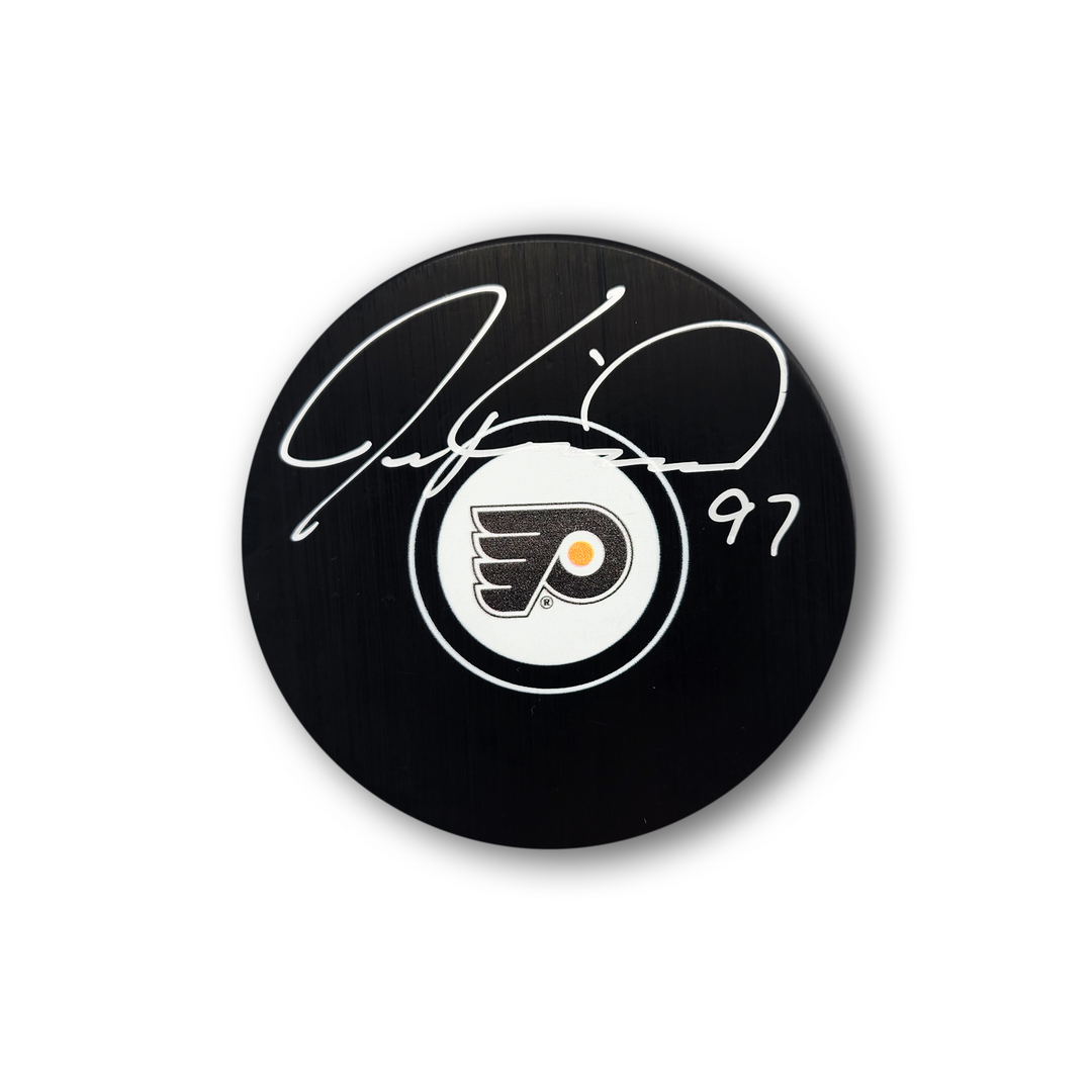 Jeremy Roenick Autographed Philadelphia Flyers Hockey Puck