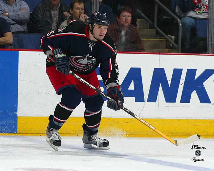 Pre-Order - Jody Shelley Autographed Columbus Blue Jackets Home Horizontal 8x10 Photo