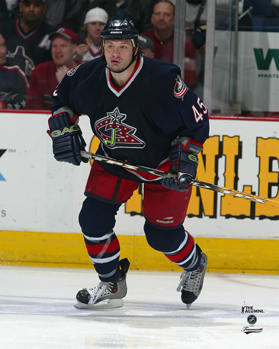 Pre-Order - Jody Shelley Autographed Columbus Blue Jackets Home 8x10 Photo